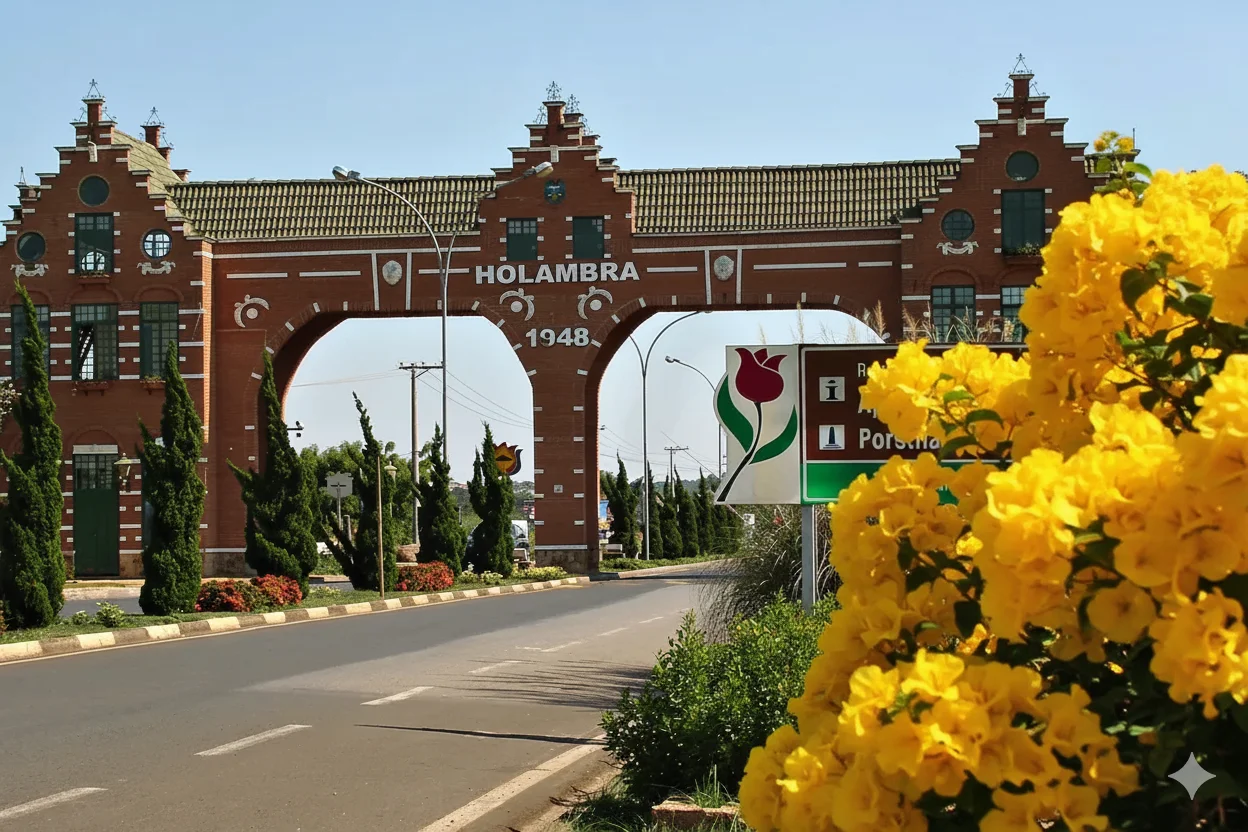 Arrasta para o lado e faça um tour virtual por Holambra, a Cidade das Flores! 👉🇳🇱🇧🇷

1️⃣ Damos as boas-vindas no icônico Portal, que já nos transporta para a Holanda.
2️⃣ Parada obrigatória no imponente Moinho Povos Unidos para uma foto incrível!
3️⃣ E, para finalizar, a inspiração por trás de tudo: os campos de flores que enchem os olhos e a alma de cor!

Qual desses cartões-postais de Holambra você mais quer conhecer? Conte pra gente! ✨

#Holambra #CidadeDasFlores #MoinhoPovosUnidos #PortalDeHolambra #SaoPaulo #TurismoSP #Viagem #CulturaHolandesa #DestinoNacional